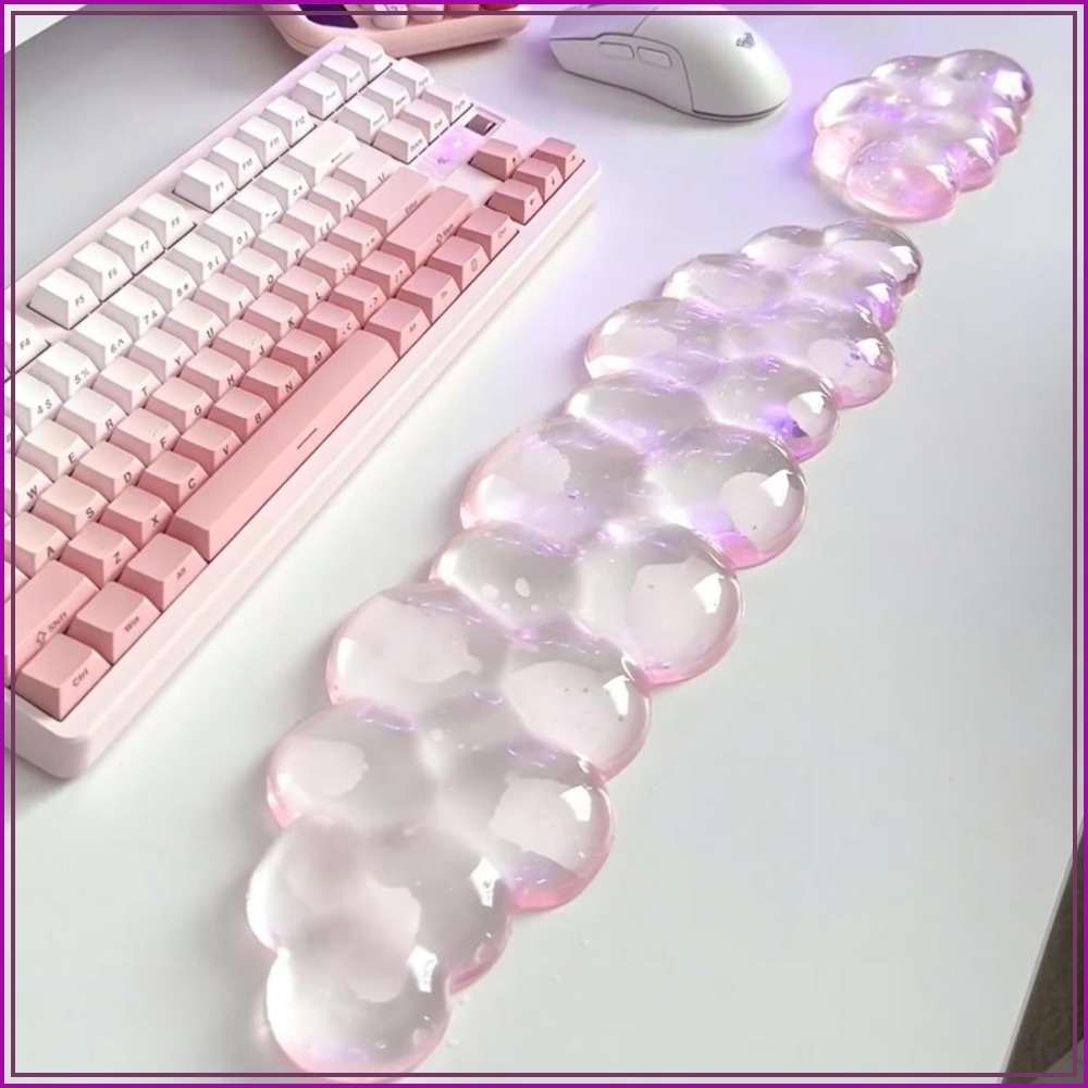 Laptop Accessories For Wrist Support - Soft Cloud Gel Mouse Pad With