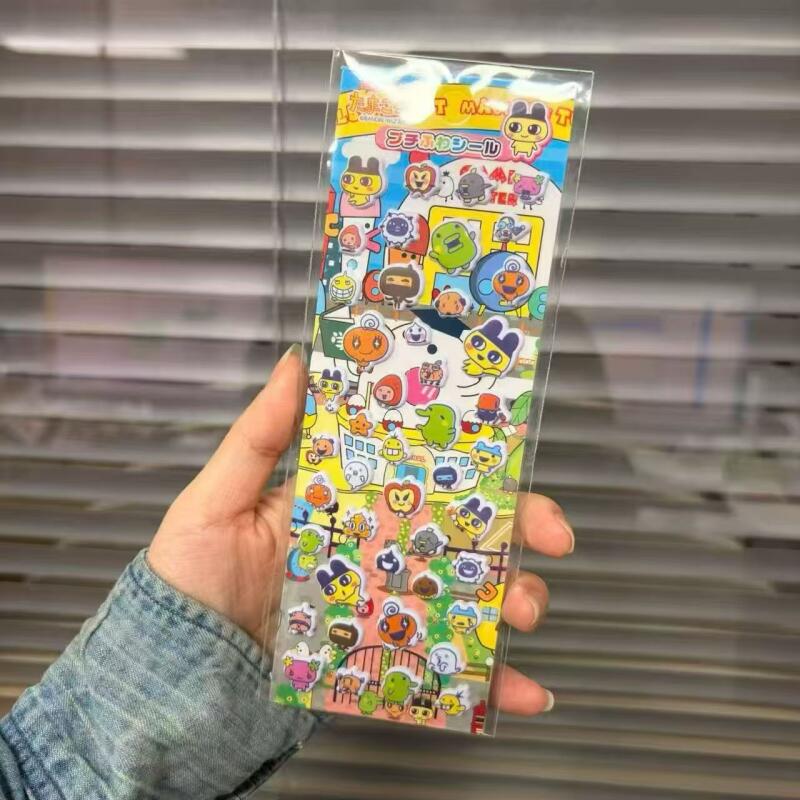 Laptop Accessories For Gift - 6Pcs Tamagotchi Cartoon Bubble Stickers Creativity