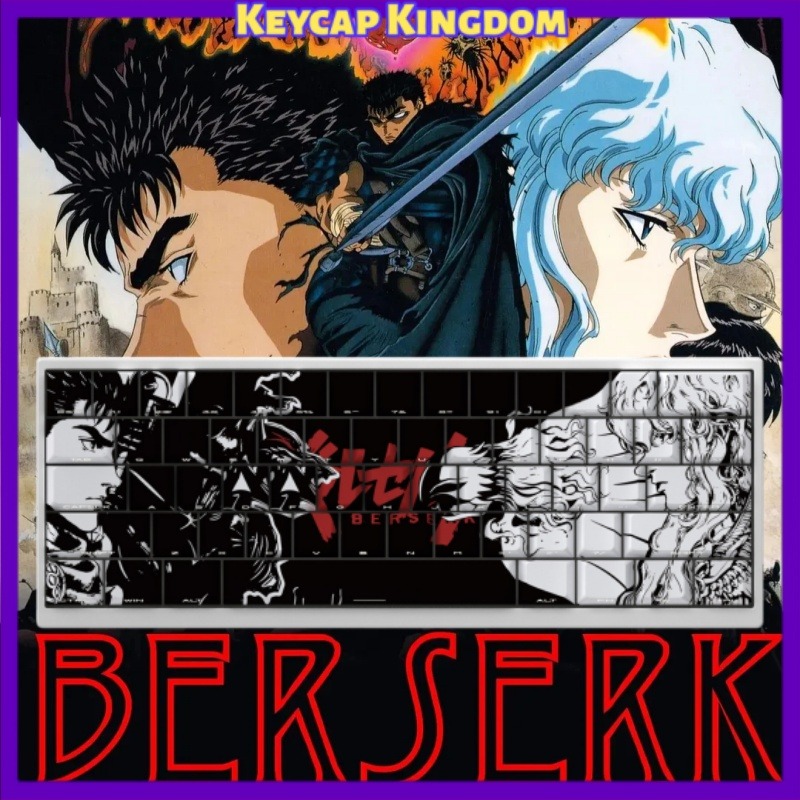 Laptop Accessories For Gift - BERSERK Theme Anime Keycap 98 Key