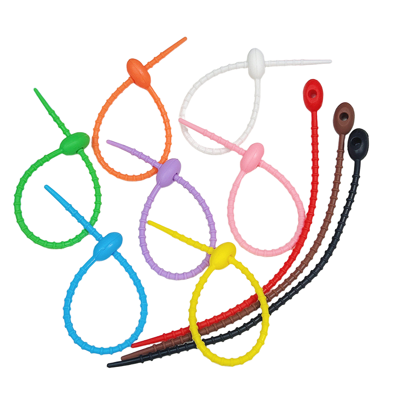 Silicone Bag Ties Clip Cable Z - đánh giá và giá Cable Management Bag