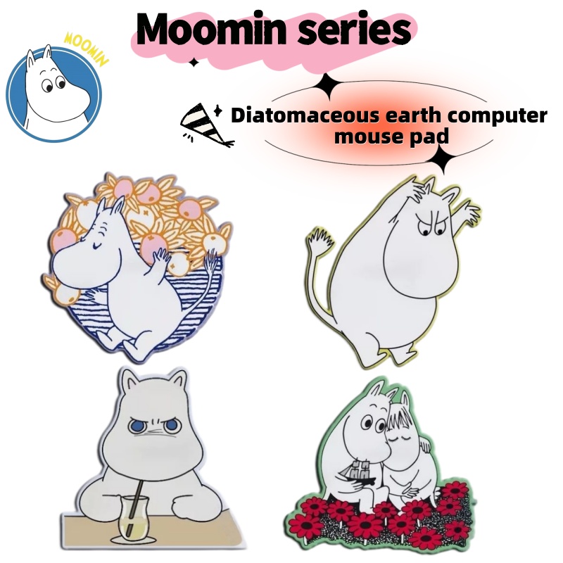 Cute Hippo Moomin Cartoon Diat - đánh giá và giá Laptop Accessories Bundle