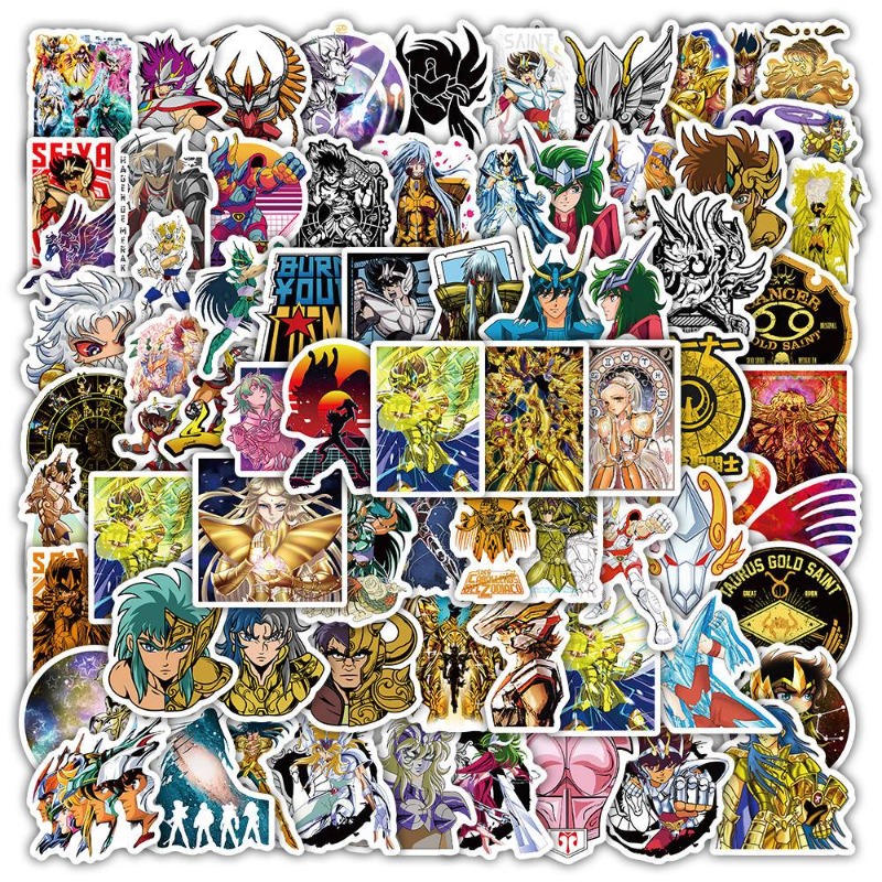 101Pcs Saint Seiya Anime Stick - đánh giá và giá Accessories Laptop