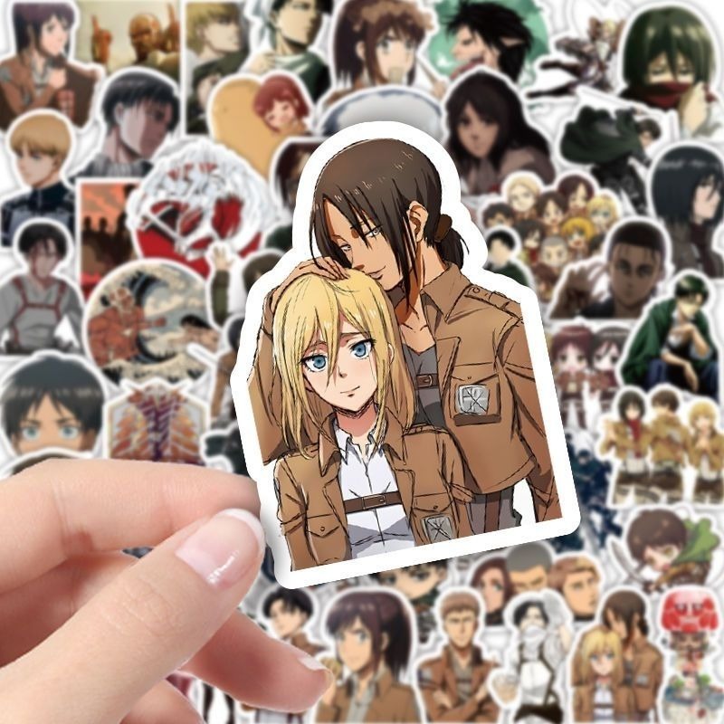60Pcs Attack on Titan Anime St - đánh giá và giá Accessories Laptop
