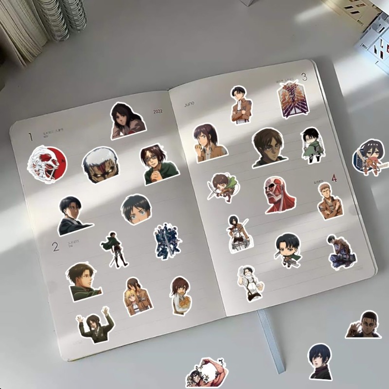 60Pcs Attack on Titan Anime St - đánh giá và giá Accessories Laptop