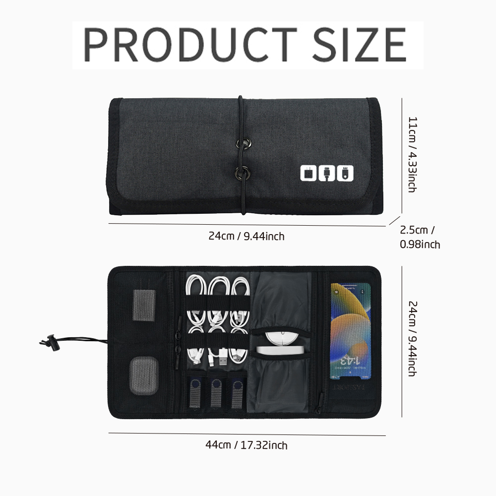 Tech Organizer Bag Cable Stora - đánh giá và giá Cable Management Bag