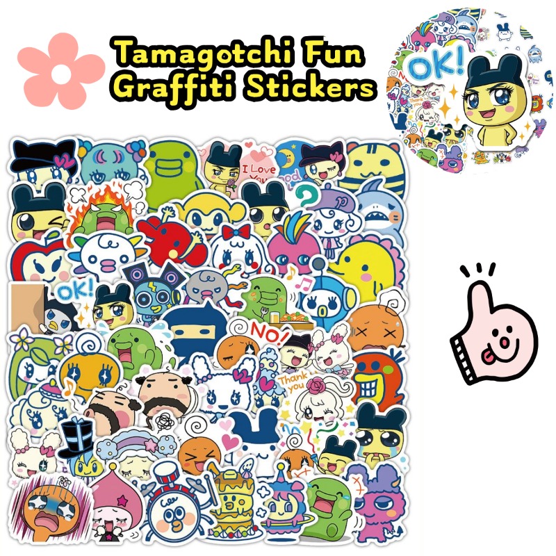 Japanese Tamagotchi Stickers E - đánh giá và giá Accessories Laptop