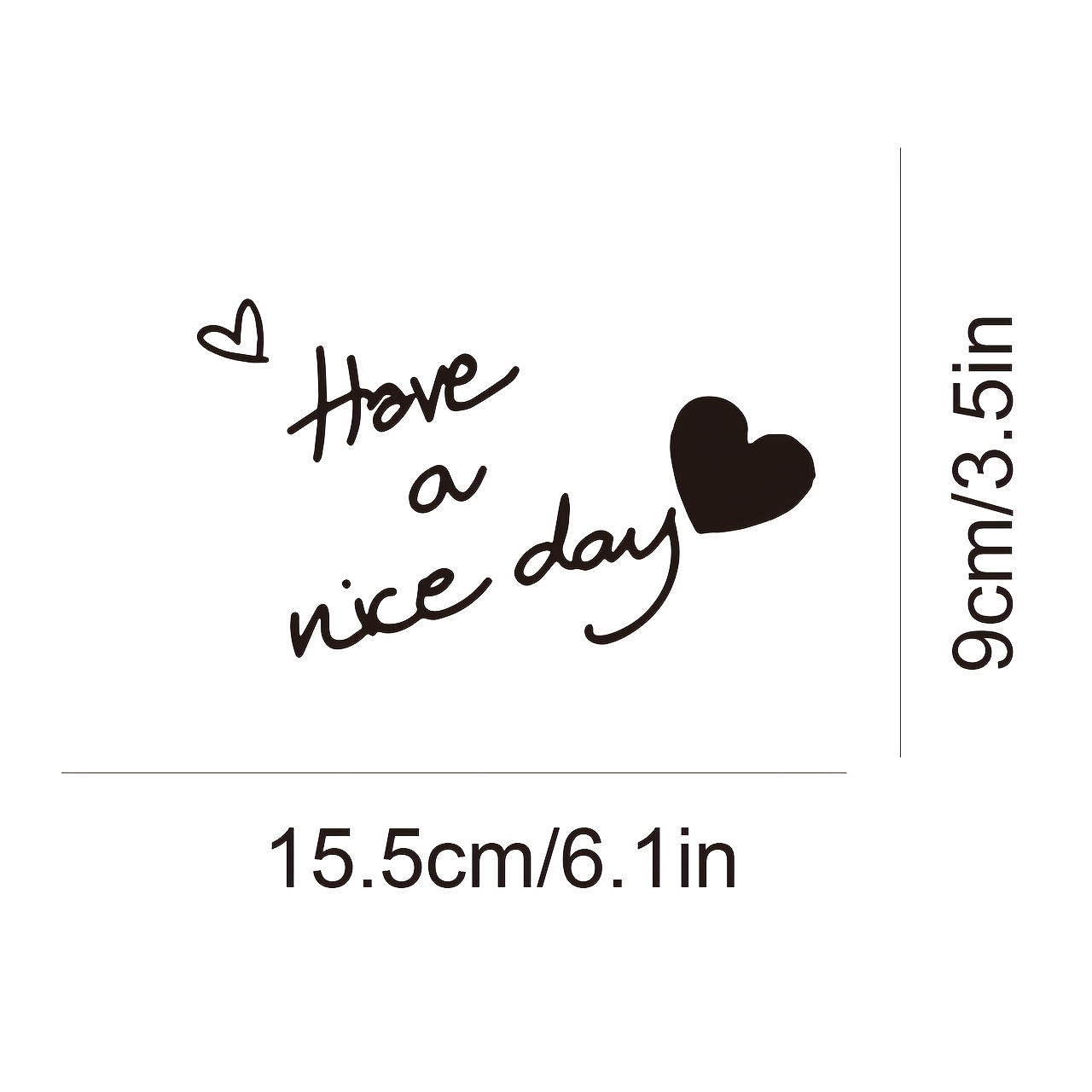 1PC Have A Nice Day Heart Stic - đánh giá và giá Laptop Accessories To Have