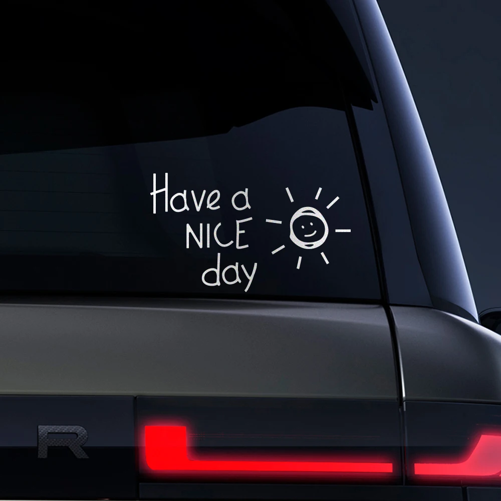 Have A Nice Day Reflective Car - đánh giá và giá Laptop Accessories To Have