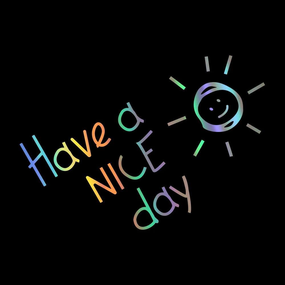 Have A Nice Day Reflective Car - đánh giá và giá Laptop Accessories To Have