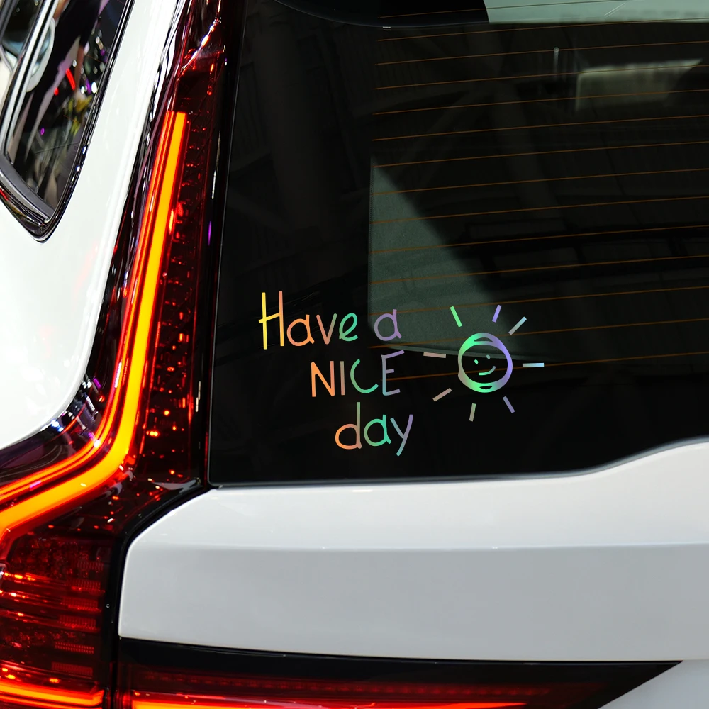 Have A Nice Day Reflective Car - đánh giá và giá Laptop Accessories To Have