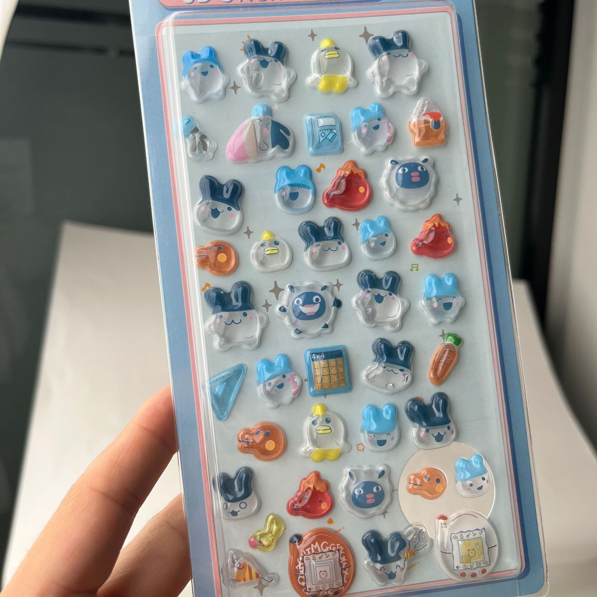 Cute Tamagotchi 3D Puffy Stick - đánh giá và giá Accessories Laptop