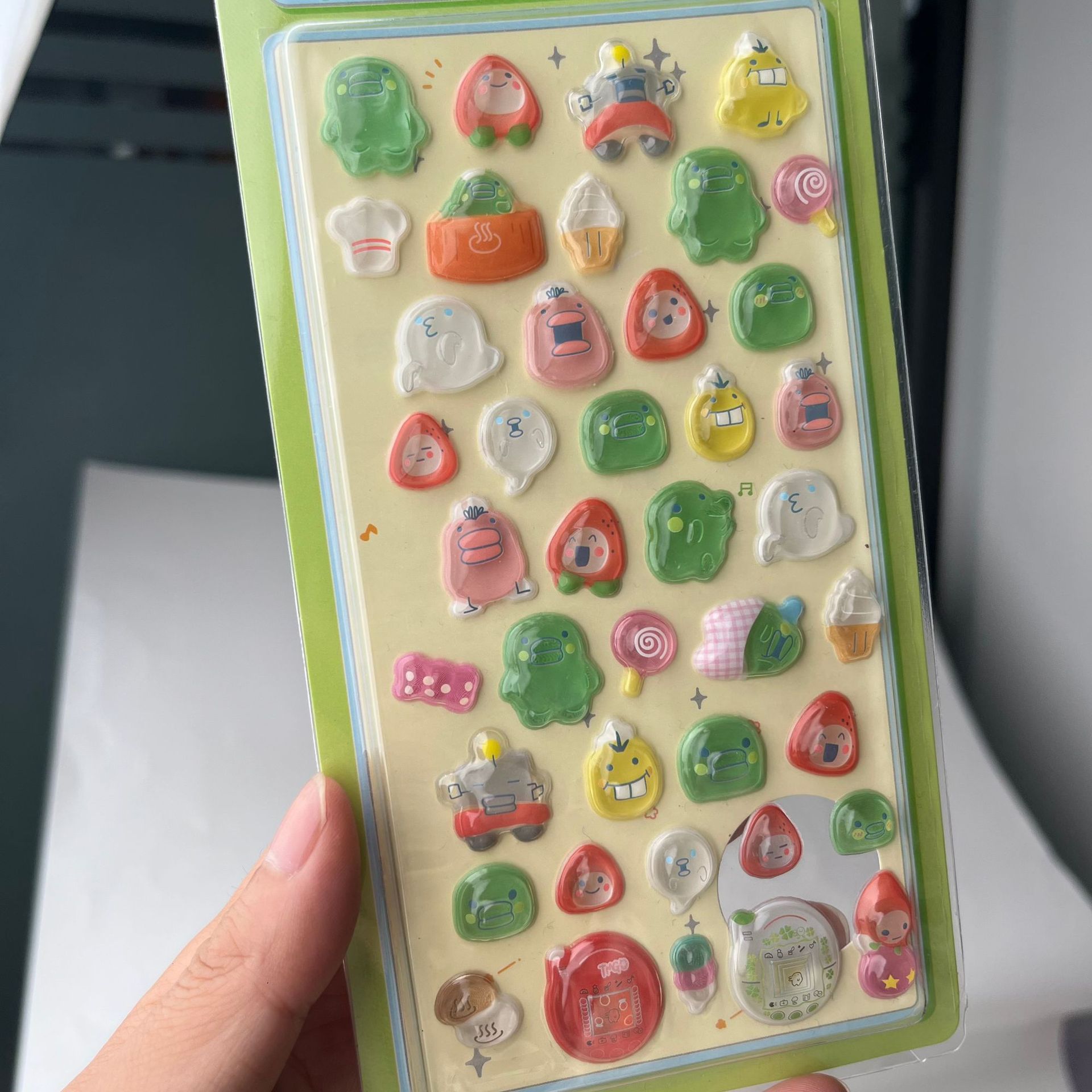 Cute Tamagotchi 3D Puffy Stick - đánh giá và giá Accessories Laptop