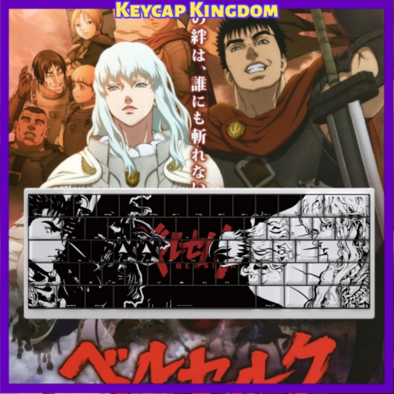 BERSERK Theme Anime Keycap 98  - đánh giá và giá Laptop Accessories For Gift