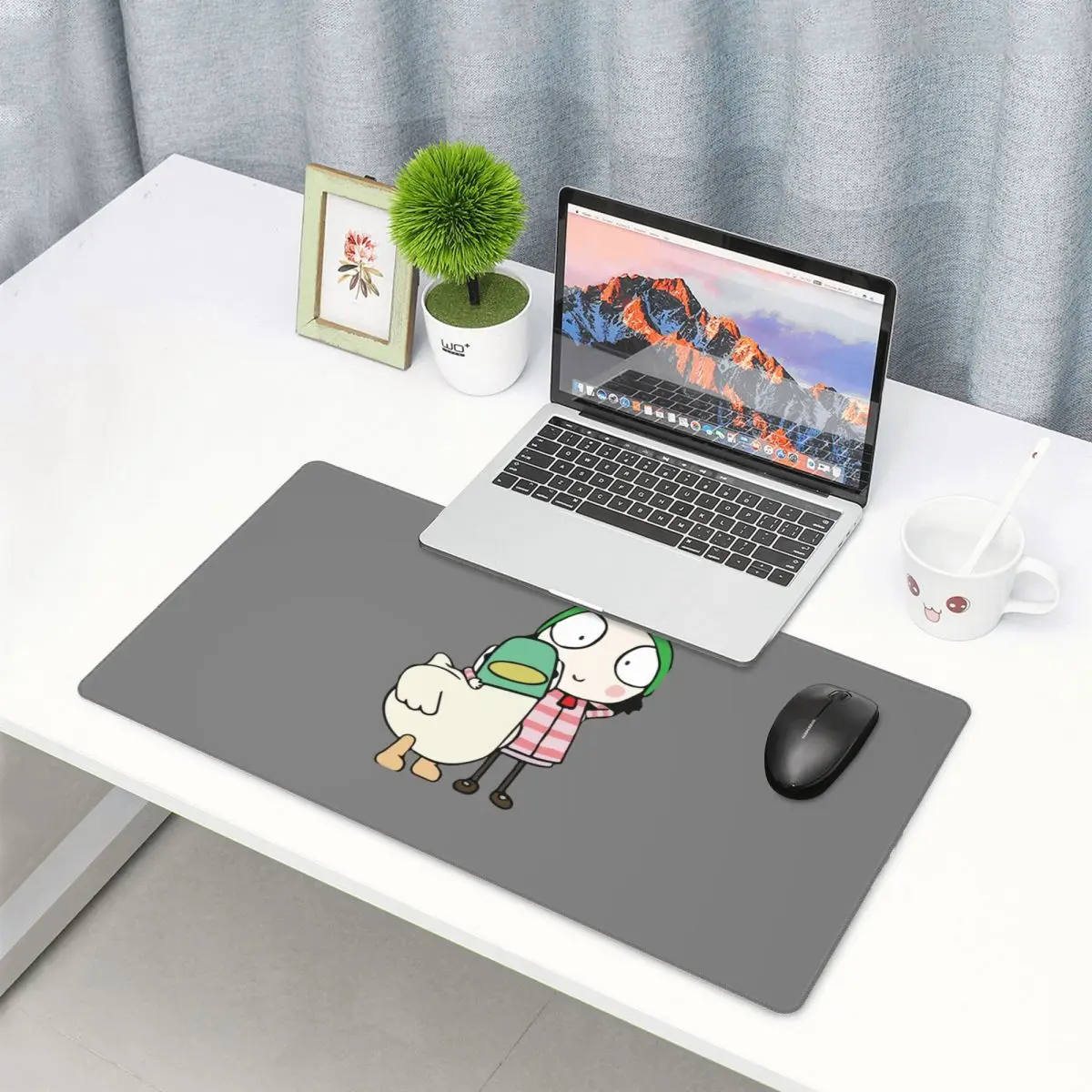 Large Mouse Pad Sarah And Duck - đánh giá và giá Laptop Accessories To Have