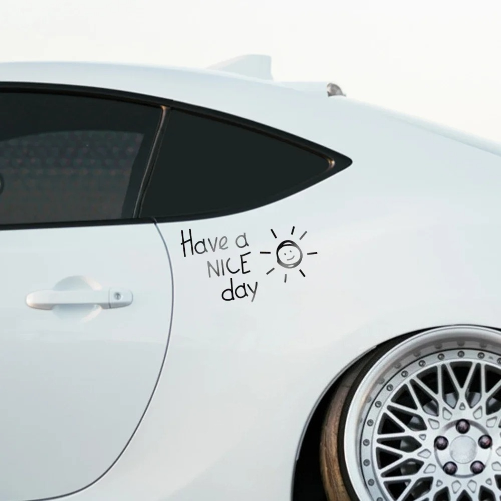 Have A Nice Day Reflective Car - đánh giá và giá Laptop Accessories To Have