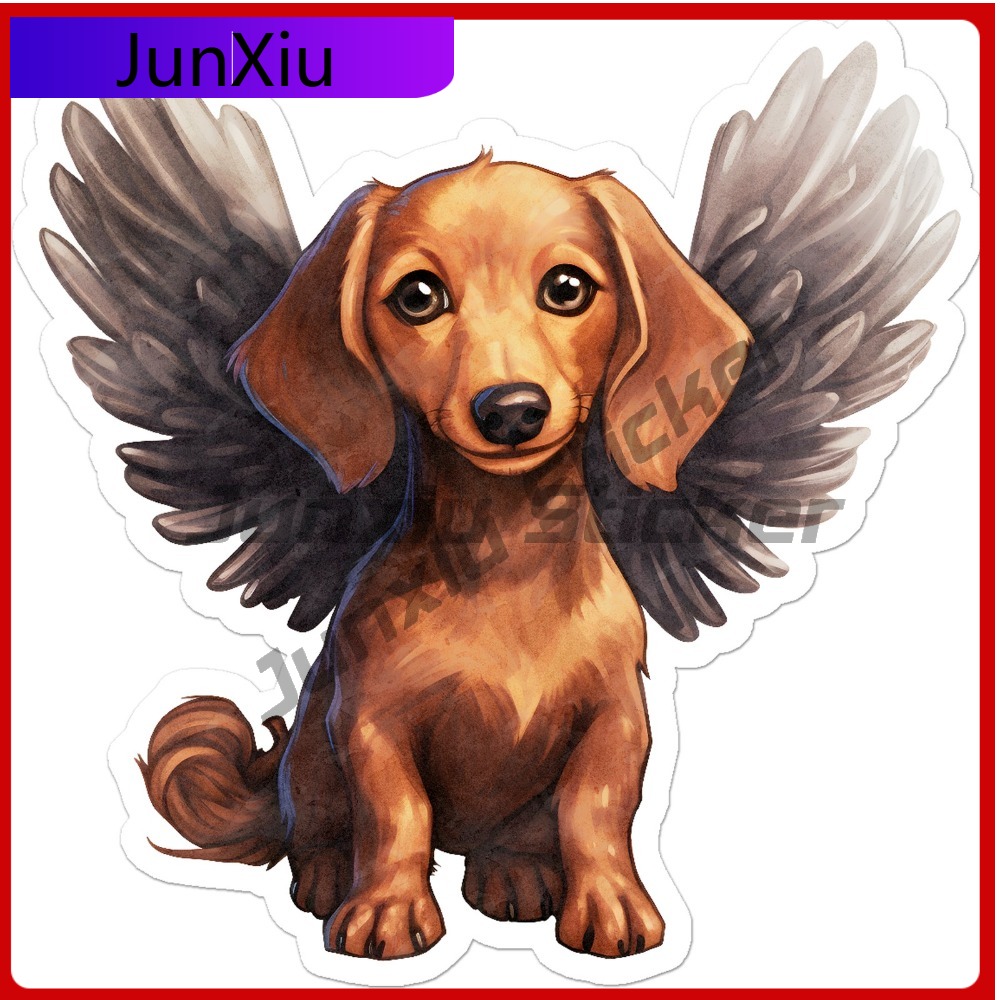 Dachshund Angel Vinyl New Must - đánh giá và giá Laptop Accessories To Have