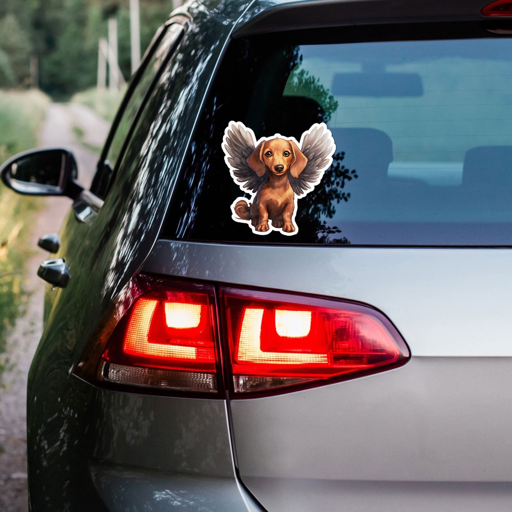 Dachshund Angel Vinyl New Must - đánh giá và giá Laptop Accessories To Have