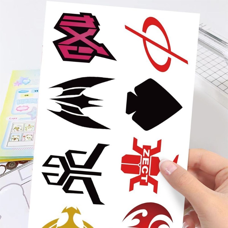 60 Sheets Kamen Rider Logo Sti - đánh giá và giá Accessories Laptop